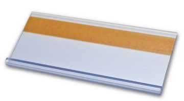 КАРМАНЫ САМОКЛЕЯЩИЕСЯ ДЛЯ ПРОЗРАЧНЫХ ЦЕННИКОВ 39Х95 ММ - 100 ШТ.