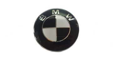 BMW E63 E64 E65 E66 ZNAKY ZNAK NA KAPOTA 82MM ČERNÁ