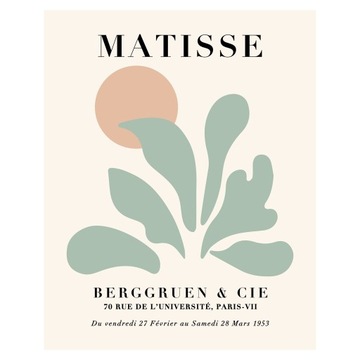 Plakat 40x50 Henri Matisse Green01