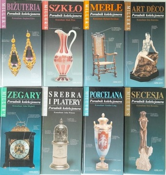 PORCELANA szkło BIŻUTERIA srebra MEBLE poradnik kolekcjonera Miller's