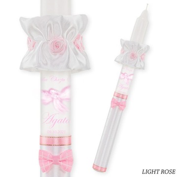 КРЕЩЕННАЯ СВЕЧА и КОРОБКА с серебряным изображением