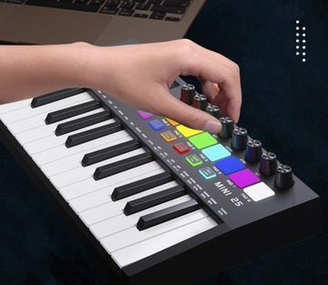 INSTRUMENTY KLAWISZOWE I MIDI SYNTEZATORY I KLAWIATURY STERUJĄCE