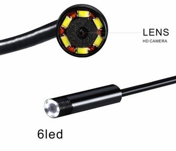 ЭНДОСКОПНАЯ ИНСПЕКЦИОННАЯ КАМЕРА ПК ANDROID 5 м microUSB