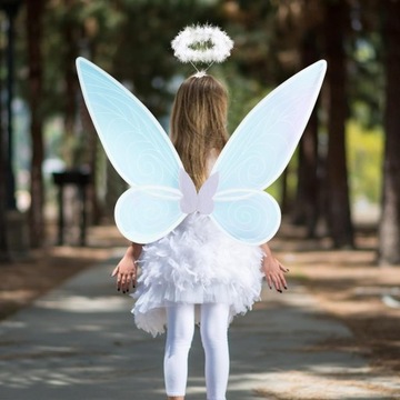 Крылья Ангела Фея Бабочка Маскировка эльфа + Жезл + Ореол