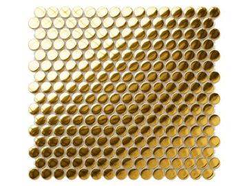 MOZAIKA CERAMICZNA PENNY DOTS ZŁOTA GOLD