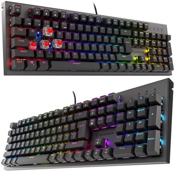KLAWIATURA MECHANICZNA GRACZY GENESIS THOR 303 RGB