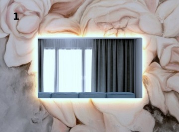 ЗЕРКАЛО СО СВЕТОДИОДНОЙ ПОДСВЕТКОЙ 60 x 80 см BORNEO