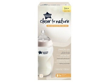BUTELKA 340 ML 3M+ ŚREDNI PRZEPŁYW TOMMEE TIPPEE