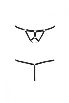 ARMANDA THONG/MAJTKI body harness black L/XL