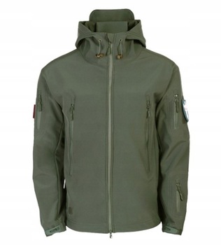 Wojskowa kurtka deszczowa męska soft shell r.4XL