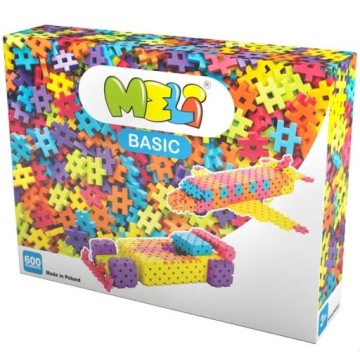 СТРОИТЕЛЬНЫЕ БЛОКИ MELI Basic Вафли 600 шт. + БЕСПЛАТНО