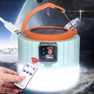 СОЛНЕЧНАЯ ЛАМПА ДЛЯ КЕМПИНГА АККУМУЛЯТОРНАЯ USB СВЕТОДИОДНАЯ ЛАМПА ДЛЯ ТЕНТА С ДИСТАНЦИОННЫМ УПРАВЛЕНИЕМ