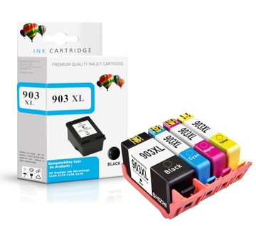 4 картриджа 903XL для принтеров HP Officejet 6950, 6960, 6970, набор новых черных