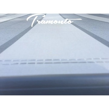 Markiza elektryczna 300x250 Szare Pasy STD