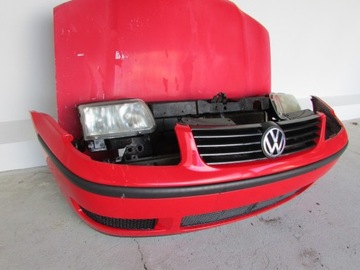 Zderzak przedni przód maska pas vw polo 6n III