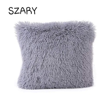 WŁOCHACZ декоративная подушка 40x40 пушистая Jasiek