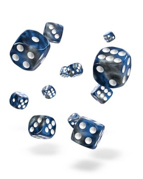 Oakie Doakie Dice D6 Dice 12 mm Gemidice Magnolia