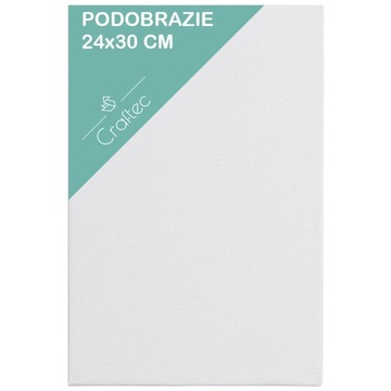 Podobrazie malarskie płótno bawełniane do malowania panel 24x30 cm