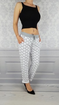 КОМФОРТНО - БРЮКИ - СВИТШОТ - ЦВЕТЫ - Плюс - Размер