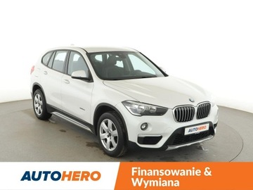 BMW X1 F48 Crossover xDrive18d 150KM 2016 BMW X1 4x4 automat sportowe fotele klima auto navi, zdjęcie 9