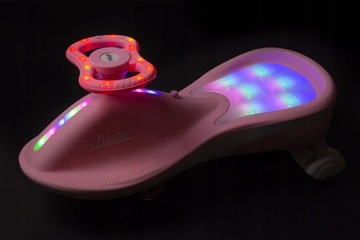 ГРАВИТАЦИОННАЯ ПОЕЗДКА НА РЕЗИНОВЫХ СВЕТОДИОДНЫХ КОЛЕСАХ С ОСВЕЩЕНИЕМ