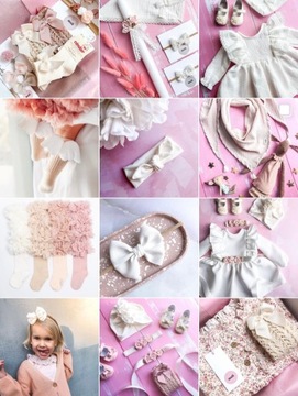 Комплект крестильный пояс и повязка на сиреневое крещение