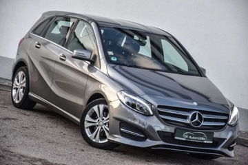Mercedes Klasa B W246 Sports Tourer Facelifting 1.6 180 122KM 2016 Mercedes-Benz Klasa B MERCEDES B180 122KM ALU17 Automat LED WEBASTO Navi G