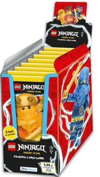 25 x SASZETKA LEGO NINJAGO SERIA 9 TCG Dragons Rising BOX DISPLAY Z KARTAMI