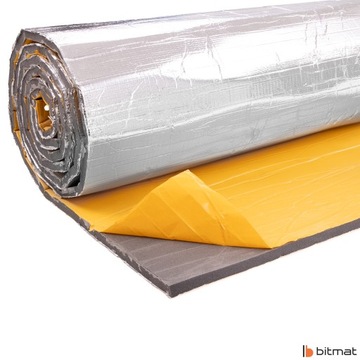 FOAM MAT АЛЮМИНИЕВАЯ ЗВУКОВАЯ ФОЛЬГА 2 СМ Звукоизоляция двигателя 20 мм