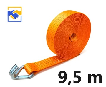 20x ОРИГИНАЛЬНЫЕ транспортировочные ремни 9,5м/5Т/50мм без натяжителя TUV GS - 2025