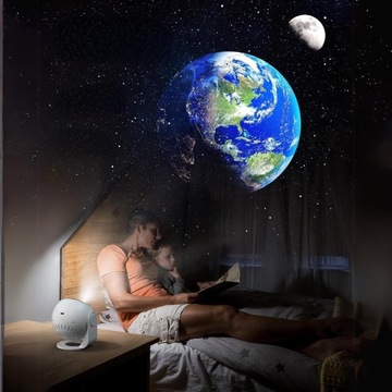 ЗВЕЗДНЫЙ ПРОЕКТОР ПЛАНЕТАРНЫЙ ВРАЩАЮЩИЙСЯ СВЕТОДИОДНЫЙ НОЧНИК USB + 12 ПРОЕКЦИЙ