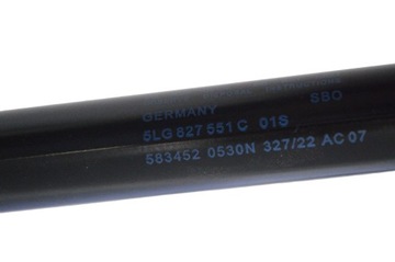 SKODA ENYAQ IV 2023 LEVÝ STRANA TLUMIČ KRYT ZADNÍ KUFRU