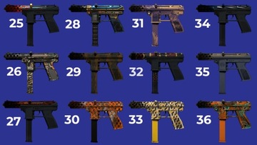 TEC-9 SKIN BRONI COUNTER-STRIKE IRL do zawieszenia - PREZENT UPOMINEK