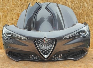 KOMPLETNY PRZÓD ALFA ROMEO STELVIO 2.2D MASKA BŁOTNIK ZDERZAK LAMPY