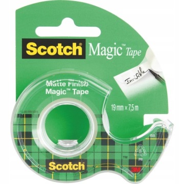 Клейкая лента Scotch Magic 19мм х 7,5м невидимка