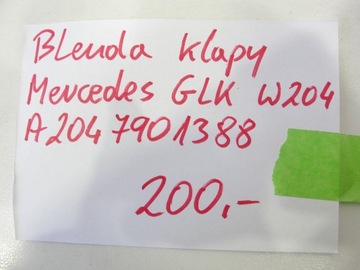 LOĎKA KRYT SPOILER MERCEDES GLK W204 A2047901388