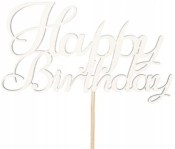 Topper z Beermaty do tortu itp. * Happy Birthday *