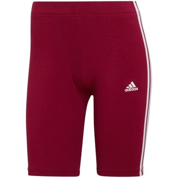 M Spodenki damskie adidas W 3S BK SHO bordowe HD1801 M