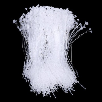 1000 sztuk plastikowych zawieszek zatrzaskowych szpilki pętla do odzieży detalicznej