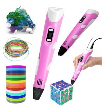 3D PEN Ручка для 3D-принтера + БЕСПЛАТНЫЙ сменный блок на 110 м