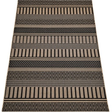 DYWAN ZEWNĘTRZNY SZNURKOWY BOHO MODNY NA TARAS BALKON NOWOCZESNY 140x200