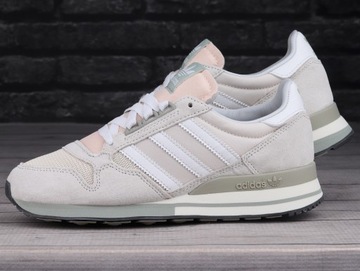 Buty męskie, sportowe Adidas ZX 500 CREAM GREEN SKÓRA ORIGINALS