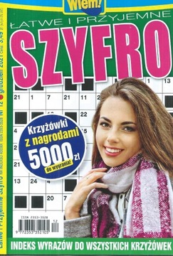 Krzyżówki Wiem! ŁATWE I PRZYJEMNE SZYFRO 12/2021