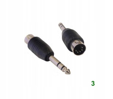 przejściówka Jack 6,3 wtyk - DIN-5 WM545 wtyk