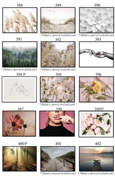 ПОСТЕР 50x70 ВЕСЕННЯЯ подборка из 100 ДИЗАЙНОВ eviero B2 цветы пейзажи природа бохо