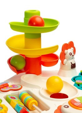 РАЗВИВАЮЩИЙ СТОЛ ИНТЕРАКТИВНЫЙ СТОЛИК TOYZ С ИГРУШКАМИ ПОГРЕМКИ МУЗЫКА