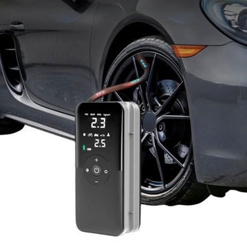 KOMPRESOR BEZPRZEWODOWY SPRĘŻARKA POMPKA INFLATOR DO OPON CARSUN LCD