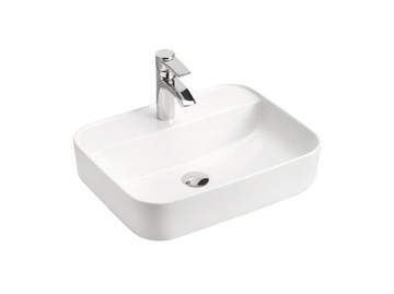 Nowoczesna umywalka ceramiczna nablatowa Magic 2
