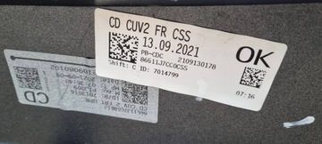 KIA X-CEED 2019- NÁRAZNÍK PŘEDNÍ ORIGINÁLNÍ E140