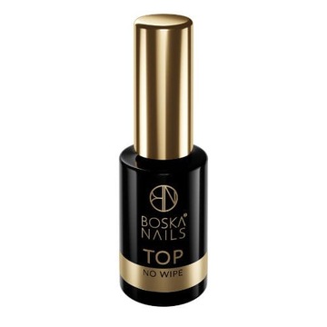 BOSKA NAILS Top hybrydowy TOP NO WIPE 10ml Połysk